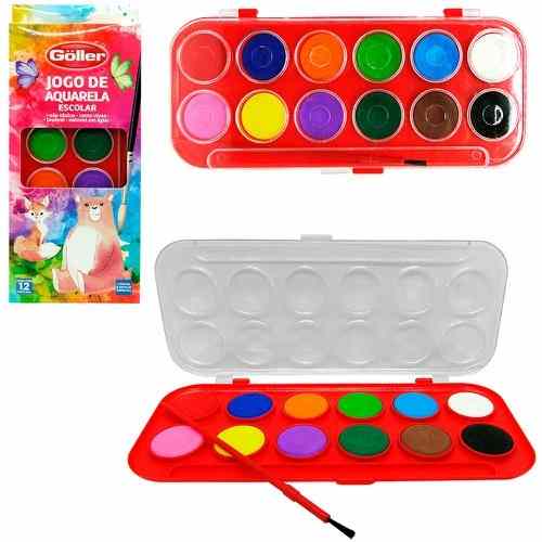 AQUARELA C/ 12 GOLLER 6055